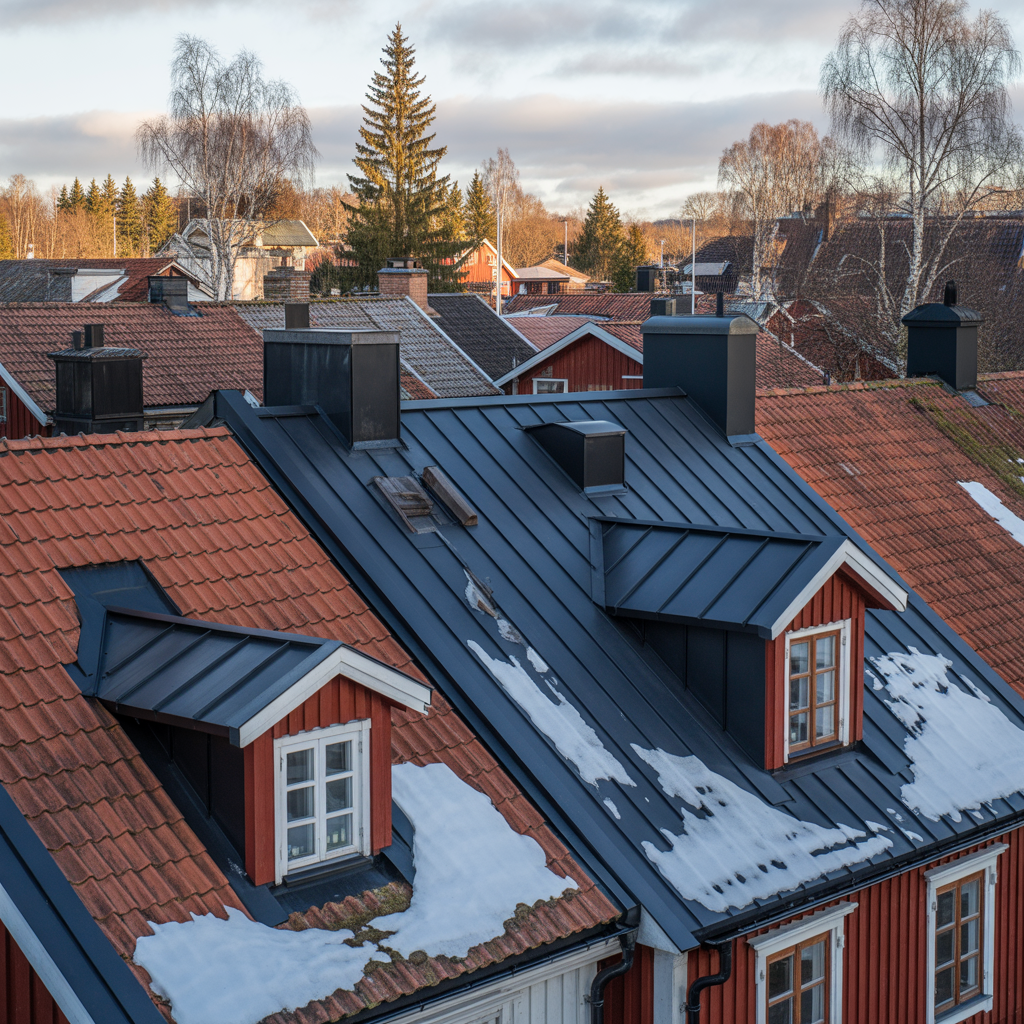 besiktning av tak efter vintern checklista for skador