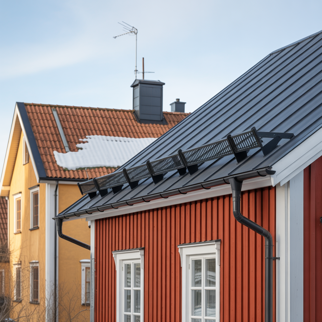 snorasskydd pa villatak kostnad val och montering
