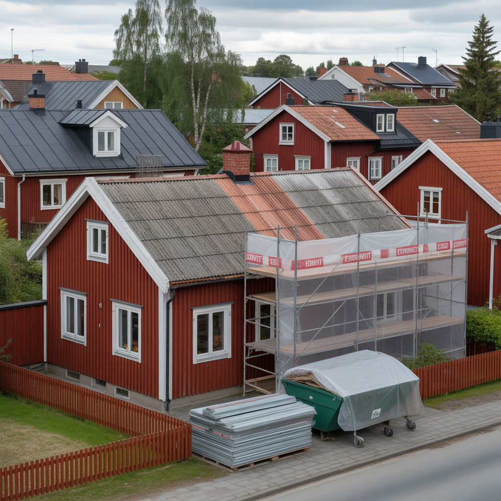 eternittak pa villor regler sanering och kostnader